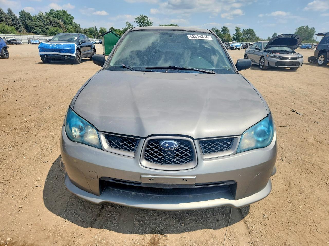 2006 Subaru Impreza 2.5i Silver vin: JF1GD67676G521125