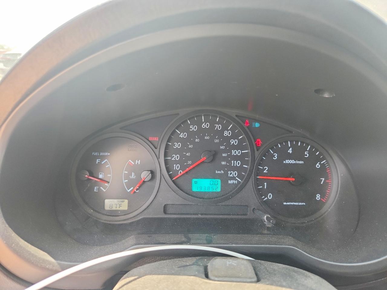 2006 Subaru Impreza 2.5i Silver vin: JF1GD67676G521125