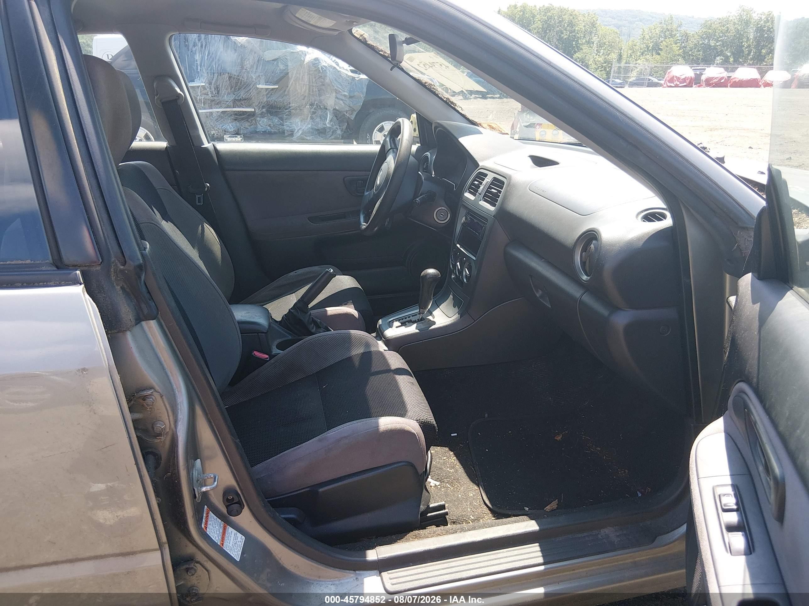2006 Subaru Impreza 2.5i Silver vin: JF1GD67676H508692