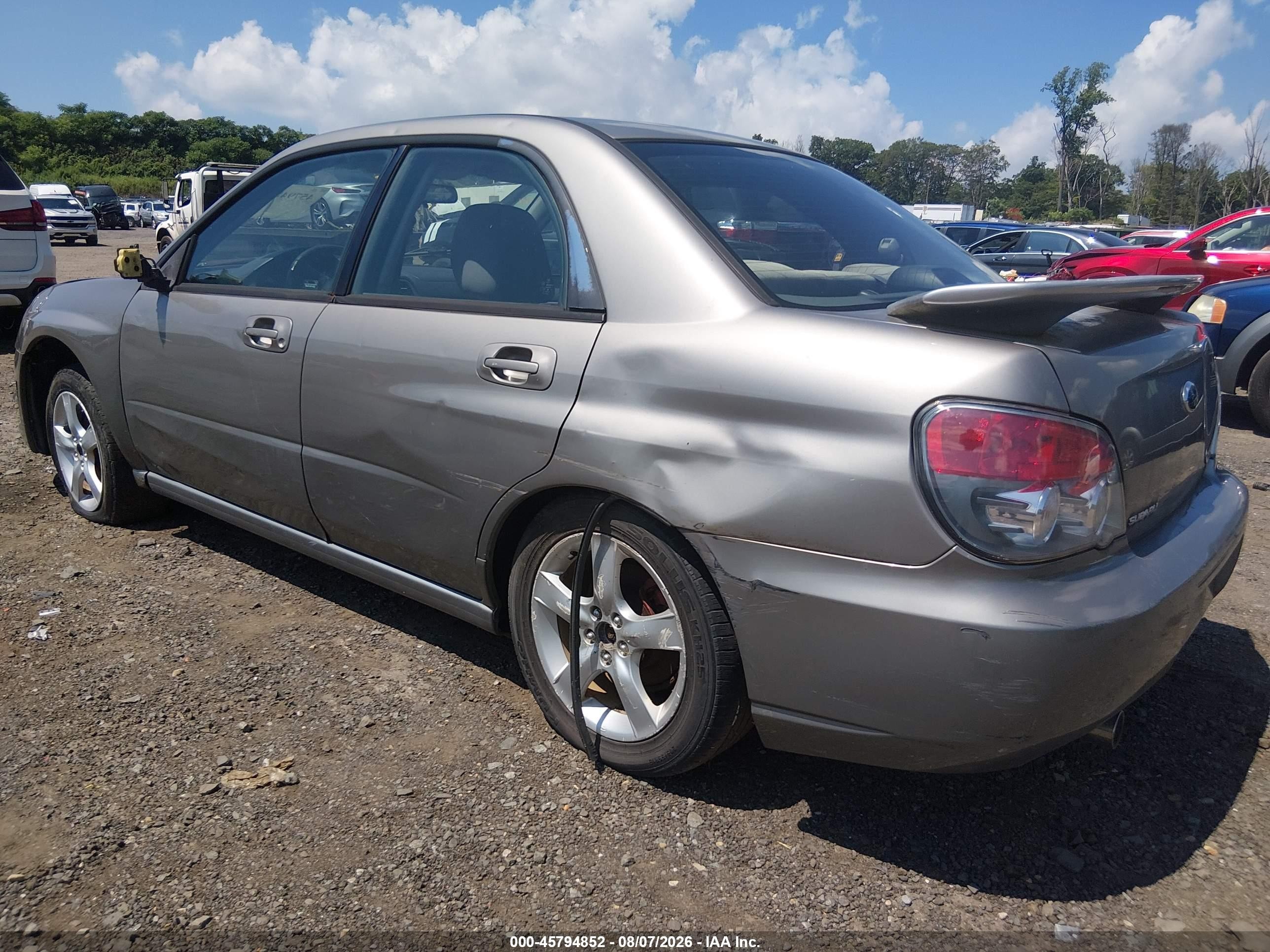 2006 Subaru Impreza 2.5i Silver vin: JF1GD67676H508692