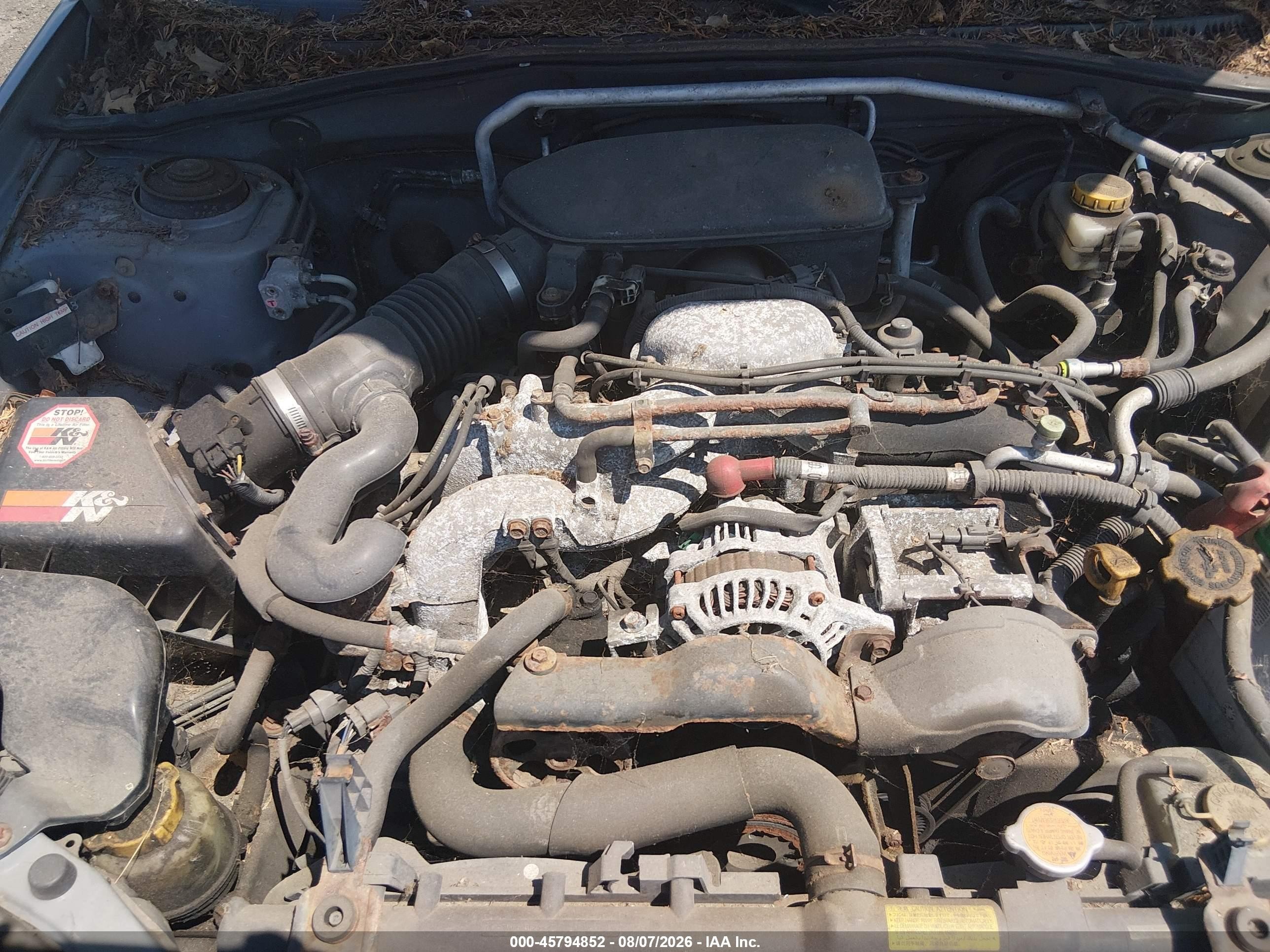 2006 Subaru Impreza 2.5i Silver vin: JF1GD67676H508692