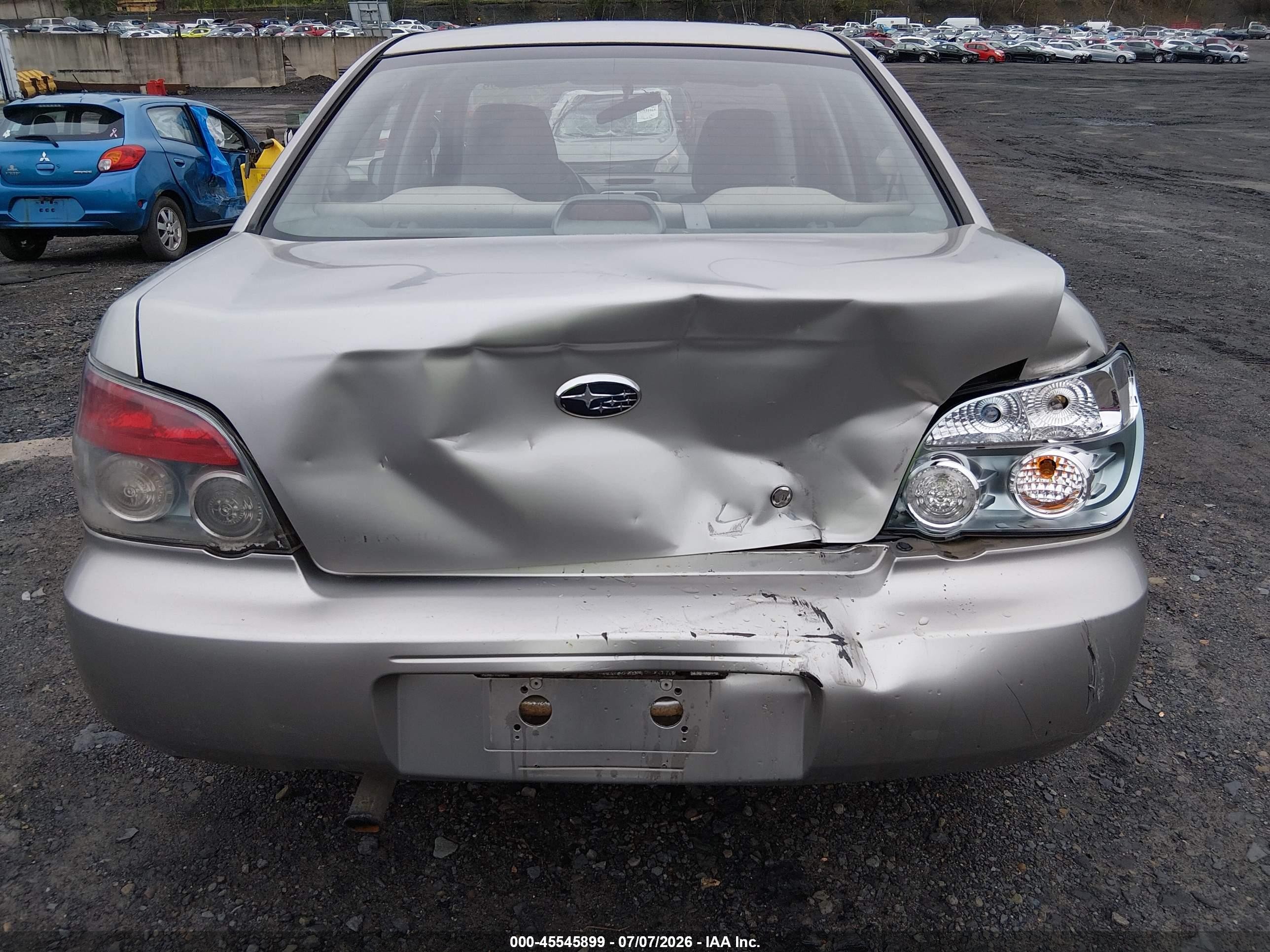 2006 Subaru Impreza 2.5i Серебряный vin: JF1GD67676H517277