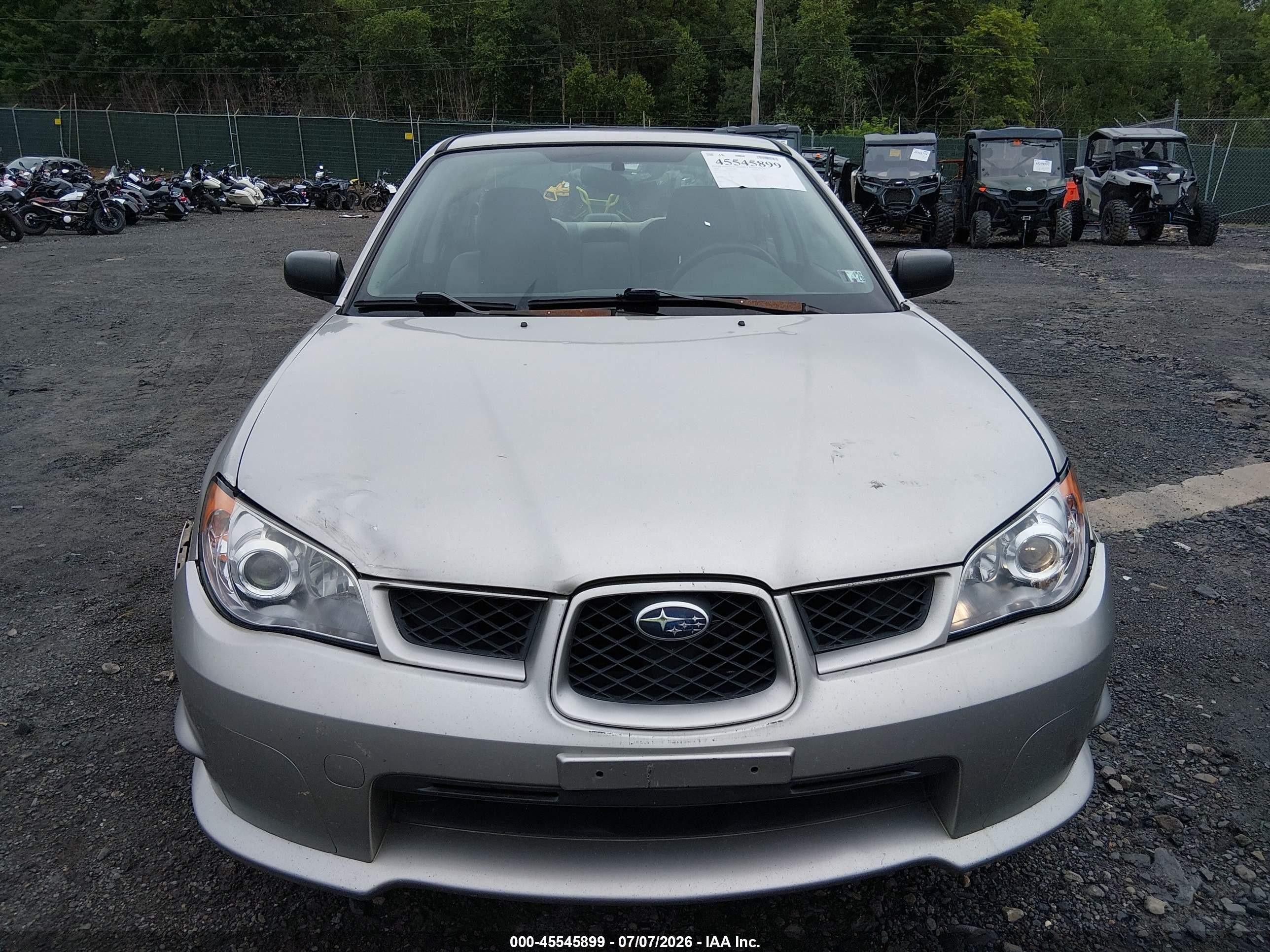2006 Subaru Impreza 2.5i Серебряный vin: JF1GD67676H517277