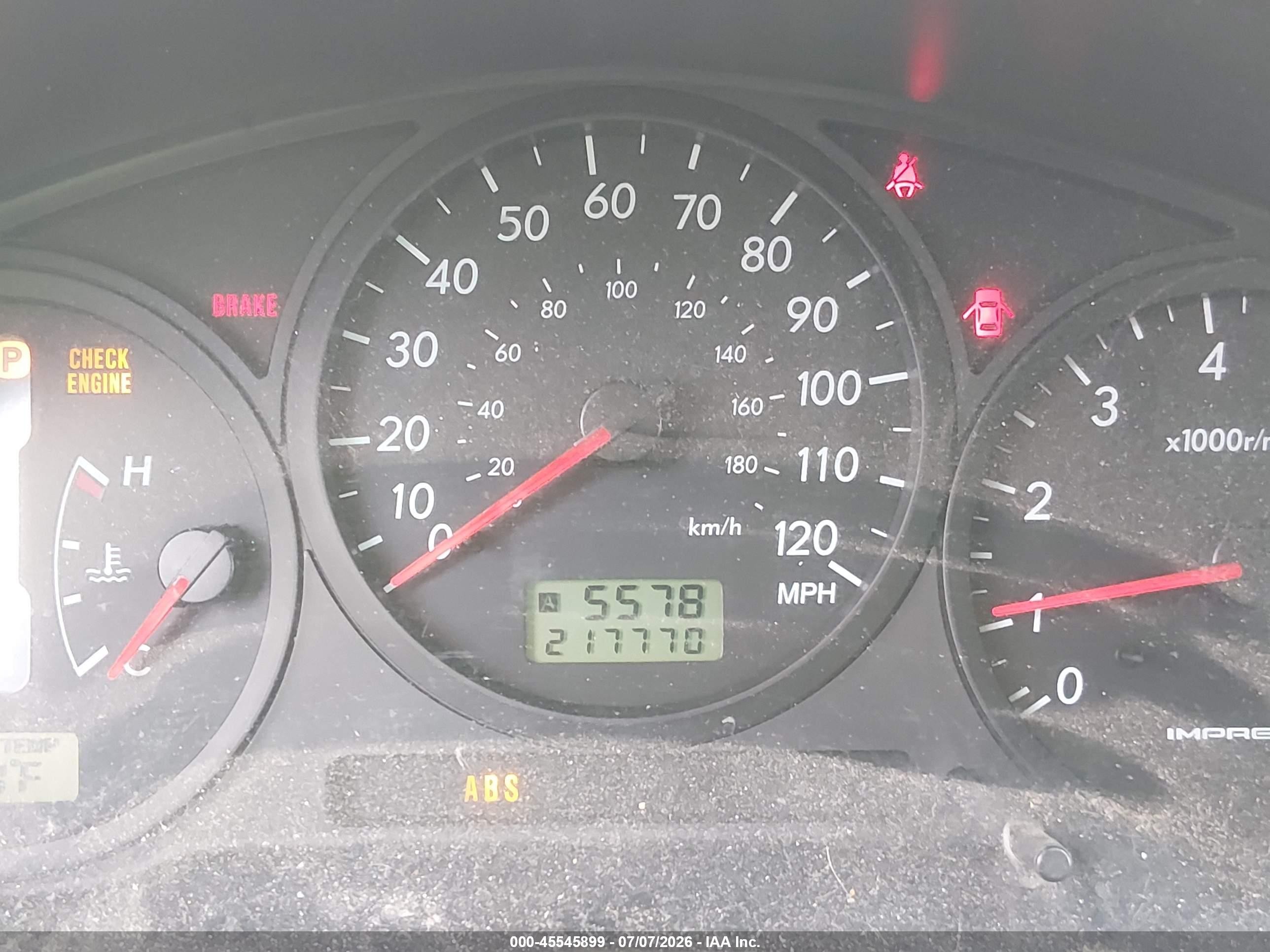 2006 Subaru Impreza 2.5i Серебряный vin: JF1GD67676H517277