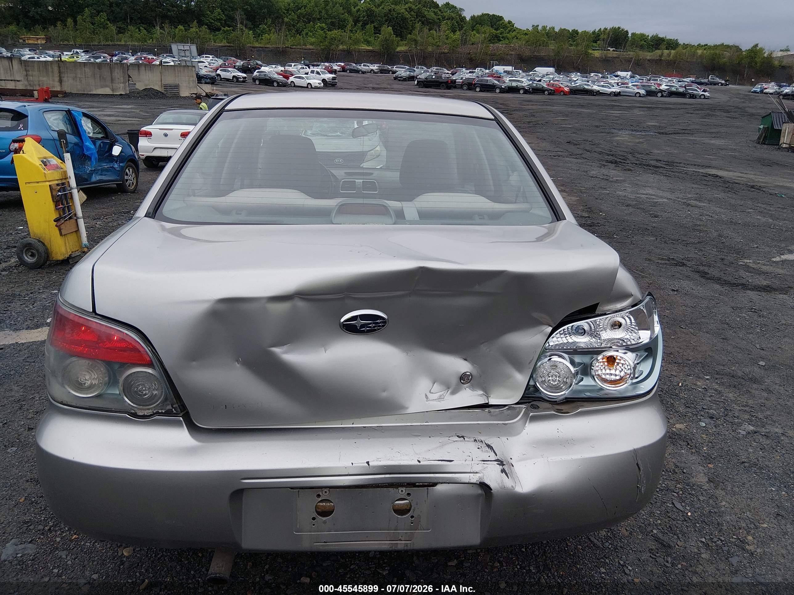 2006 Subaru Impreza 2.5i Серебряный vin: JF1GD67676H517277