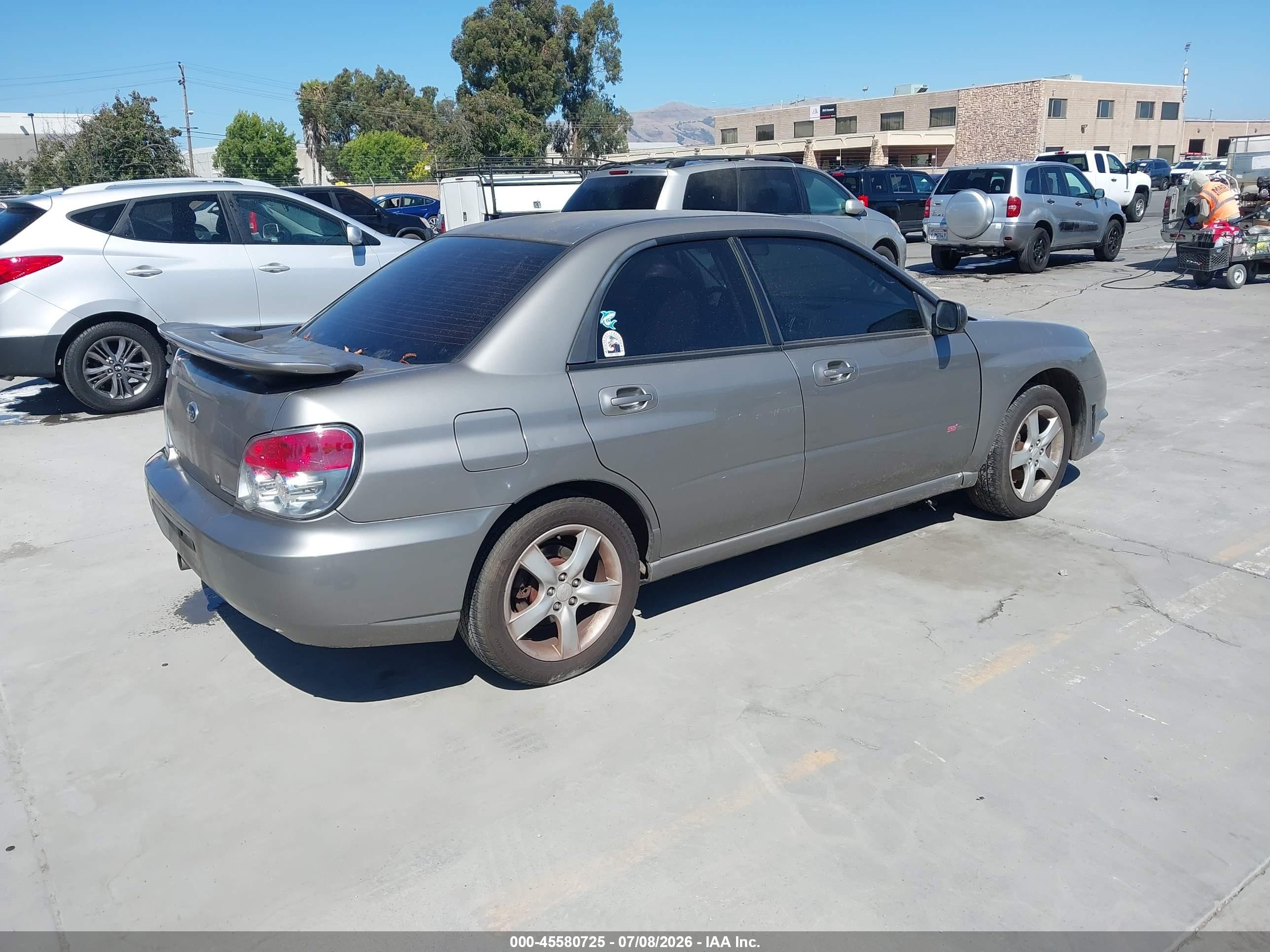 2006 Subaru Impreza 2.5i Gray vin: JF1GD67676H519756