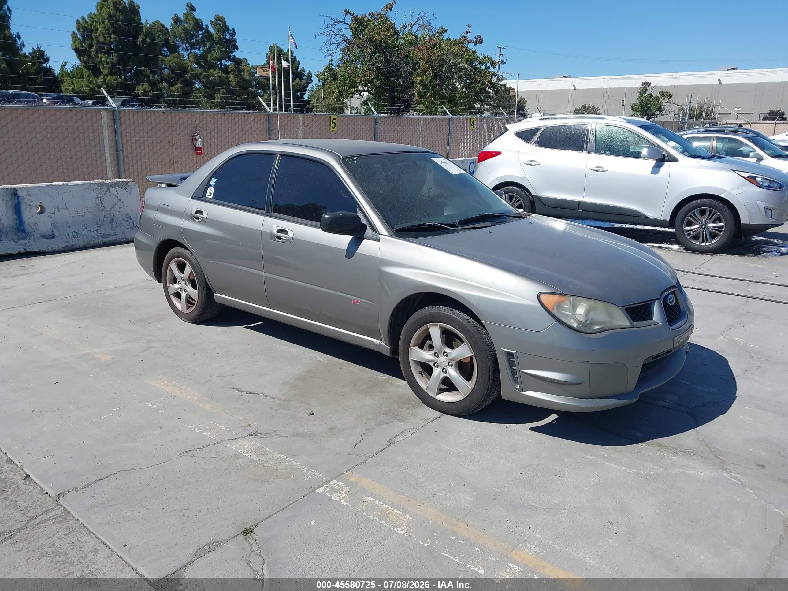 2006 Subaru Impreza 2.5i Gray vin: JF1GD67676H519756