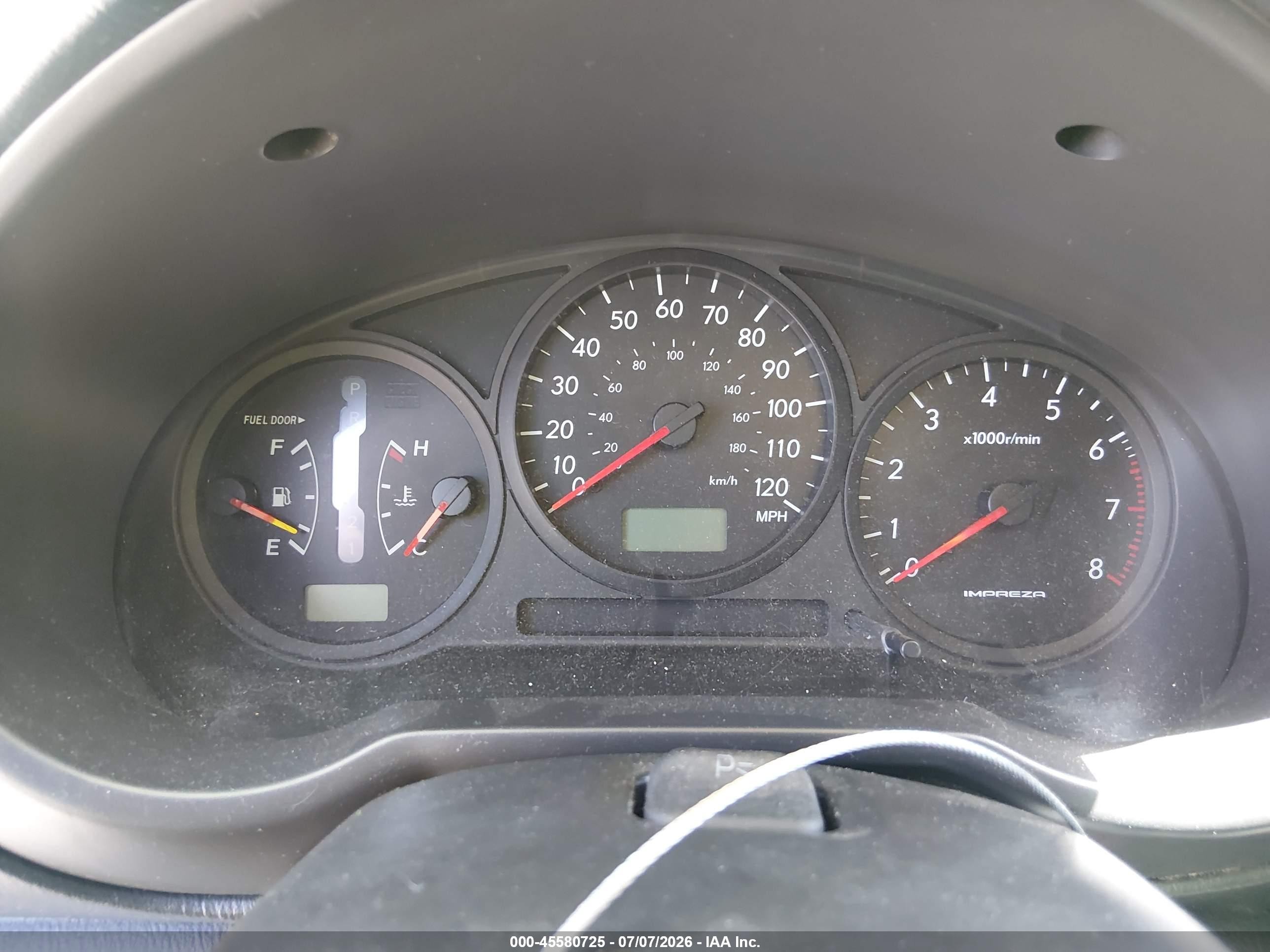 2006 Subaru Impreza 2.5i Gray vin: JF1GD67676H519756