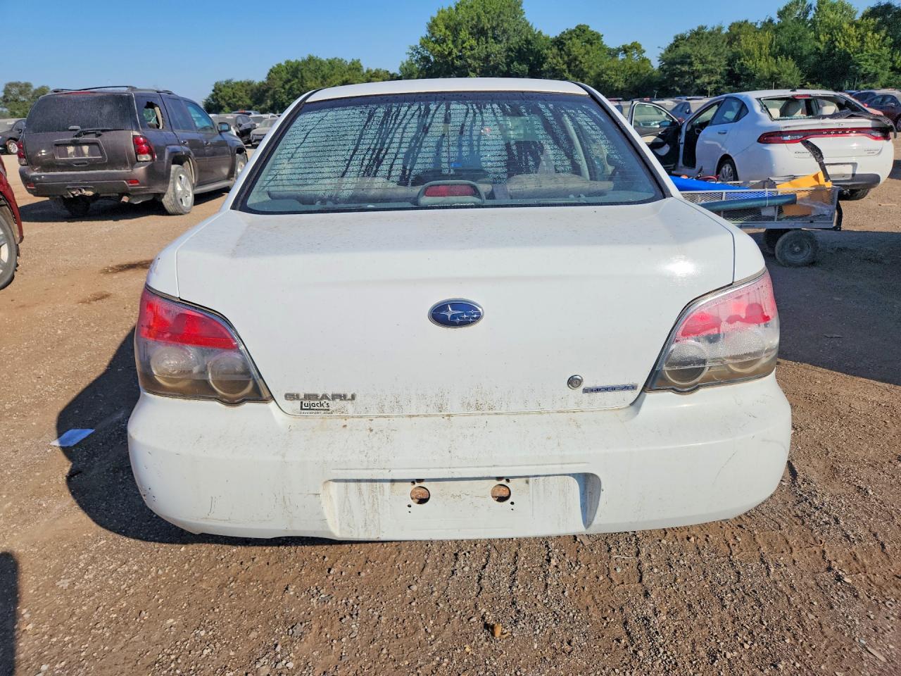 2006 Subaru Impreza Белый vin: JF1GD67676H525945