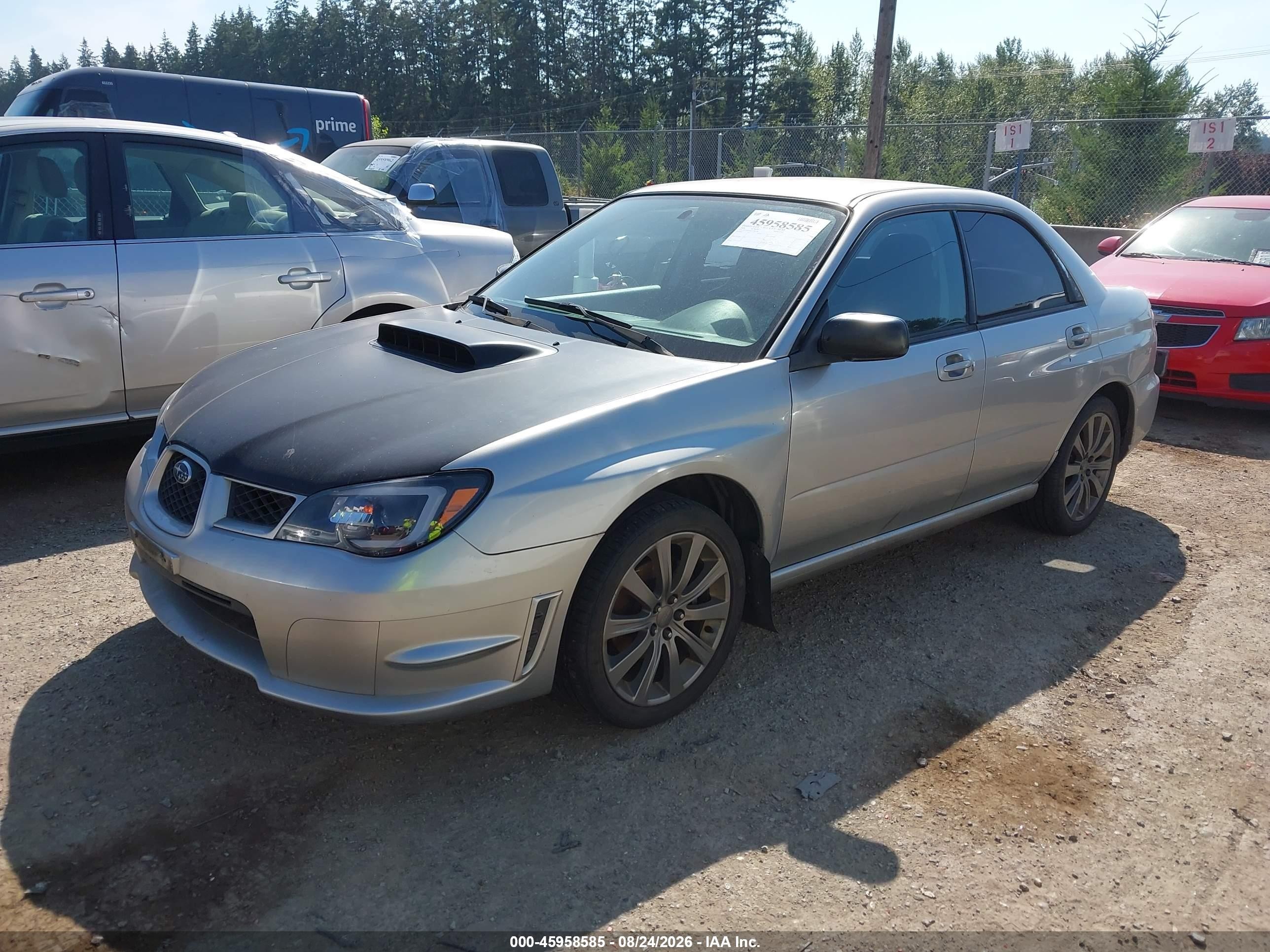 2006 Subaru Impreza 2.5i Silver vin: JF1GD67686G508528