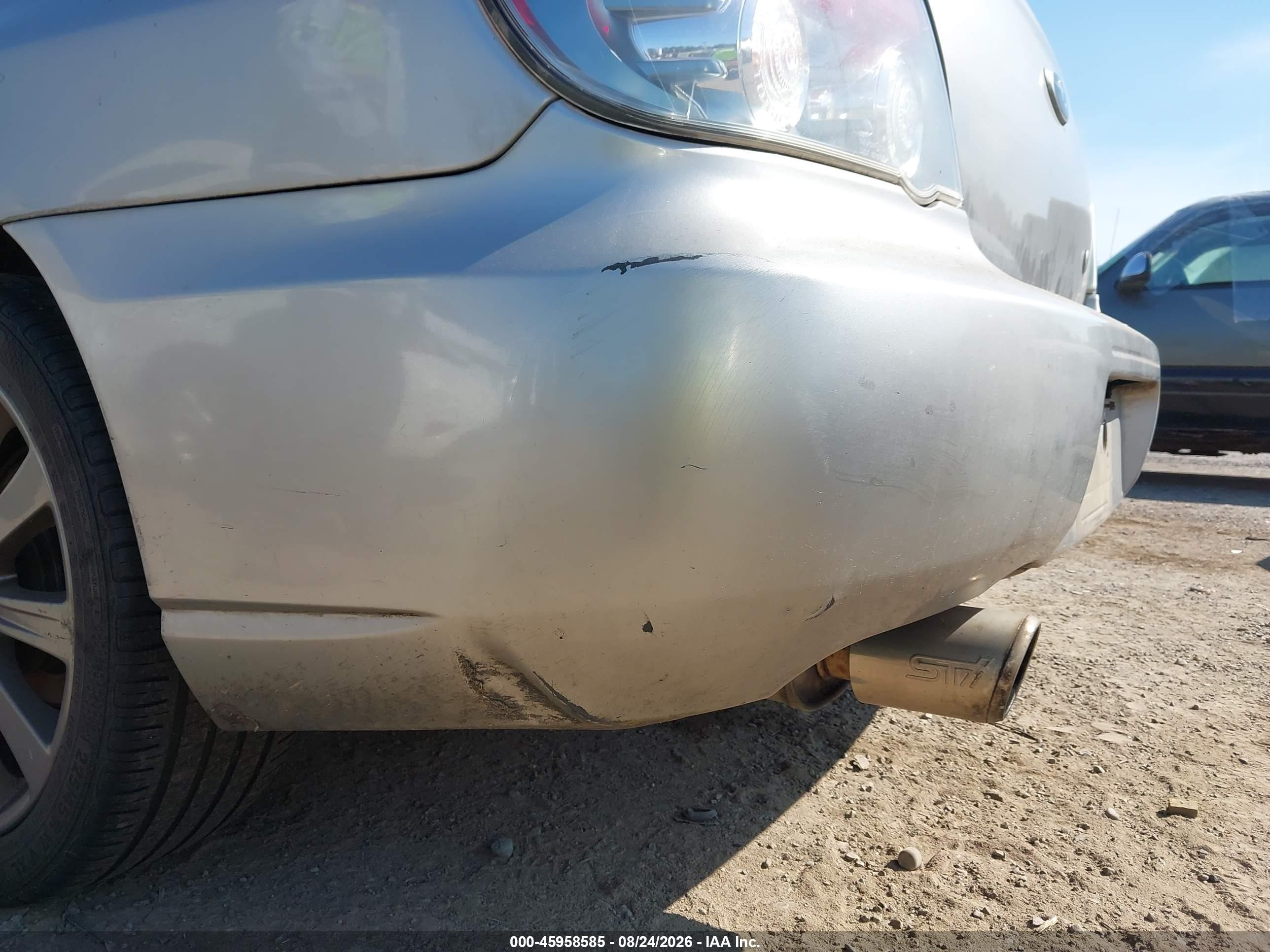2006 Subaru Impreza 2.5i Silver vin: JF1GD67686G508528