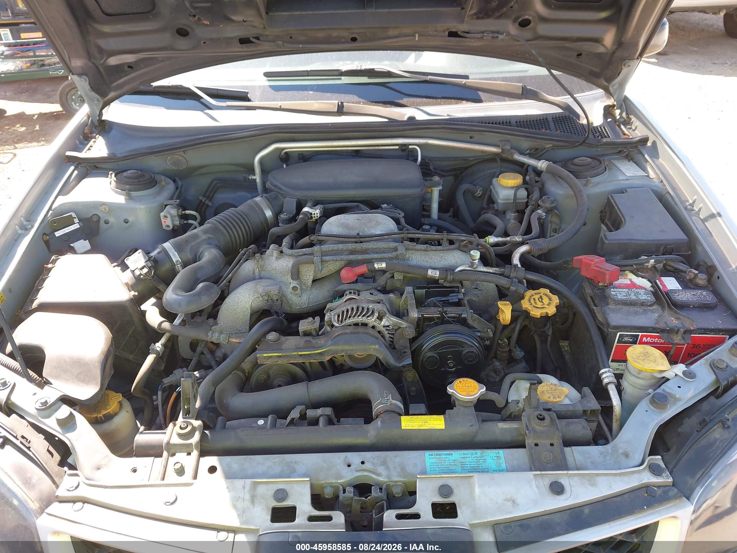 2006 Subaru Impreza 2.5i Silver vin: JF1GD67686G508528