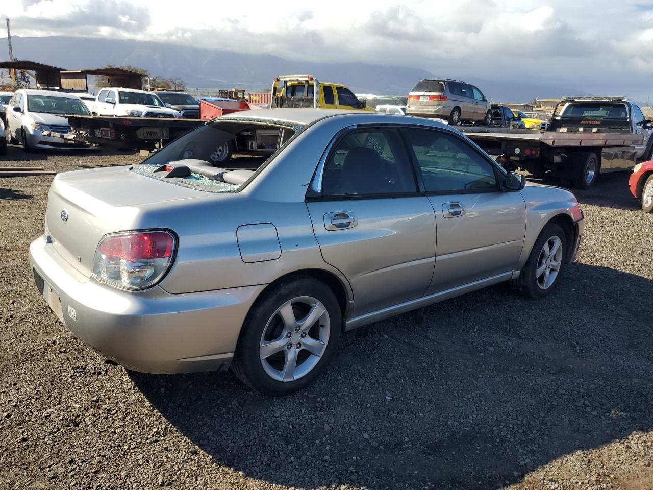 2006 Subaru Impreza Silver vin: JF1GD67686H513304