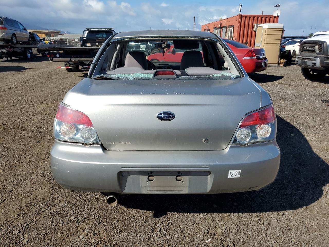 2006 Subaru Impreza Silver vin: JF1GD67686H513304