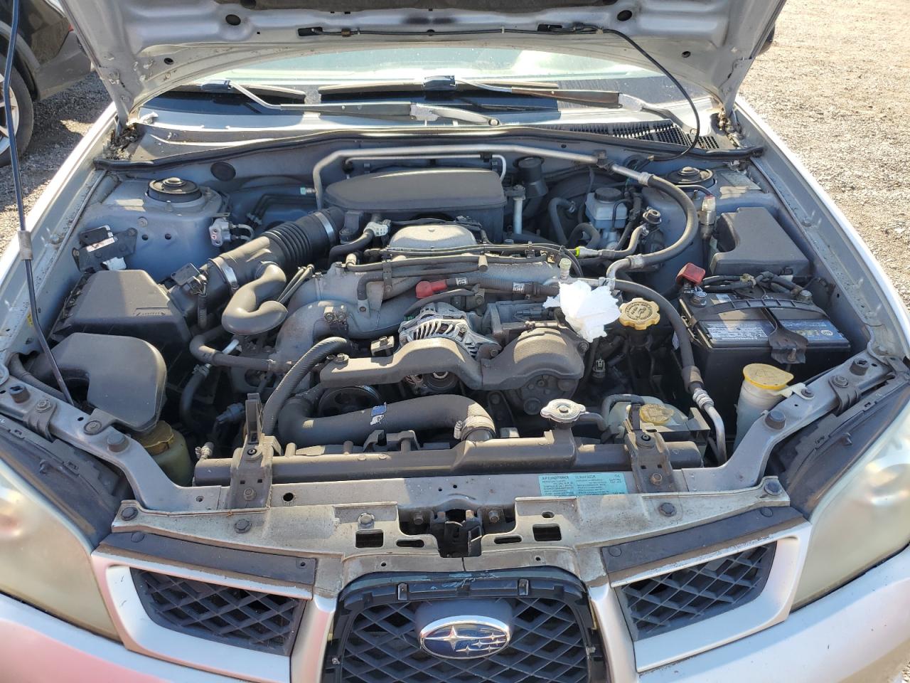 2006 Subaru Impreza Silver vin: JF1GD67686H513304