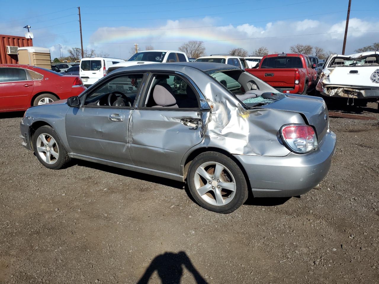2006 Subaru Impreza Silver vin: JF1GD67686H513304