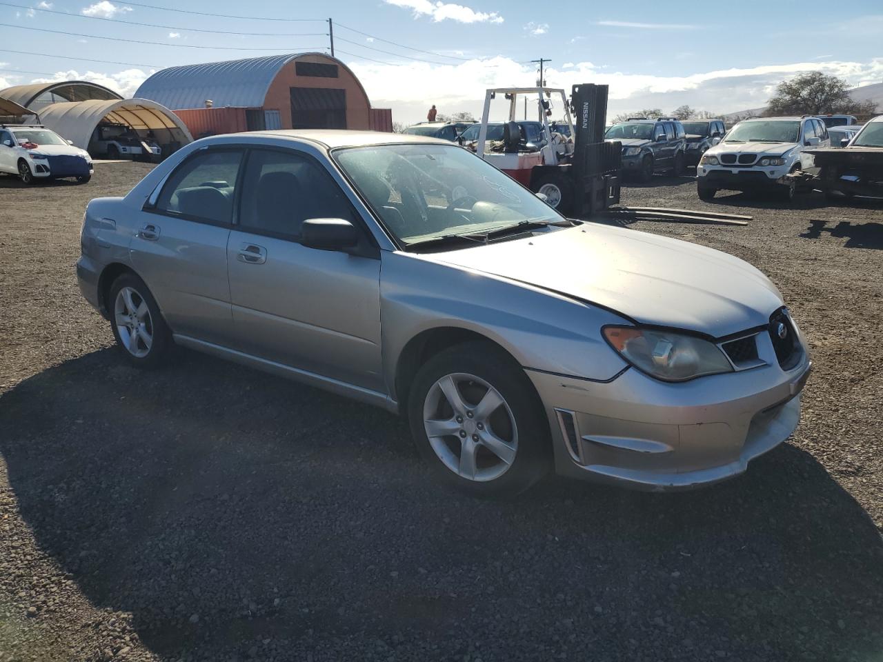2006 Subaru Impreza Silver vin: JF1GD67686H513304