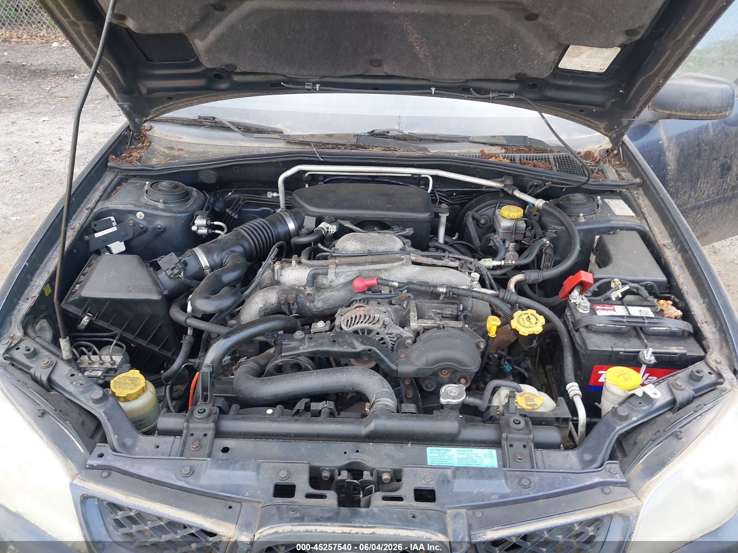 2006 Subaru Impreza 2.5i Blue vin: JF1GD67686H521662