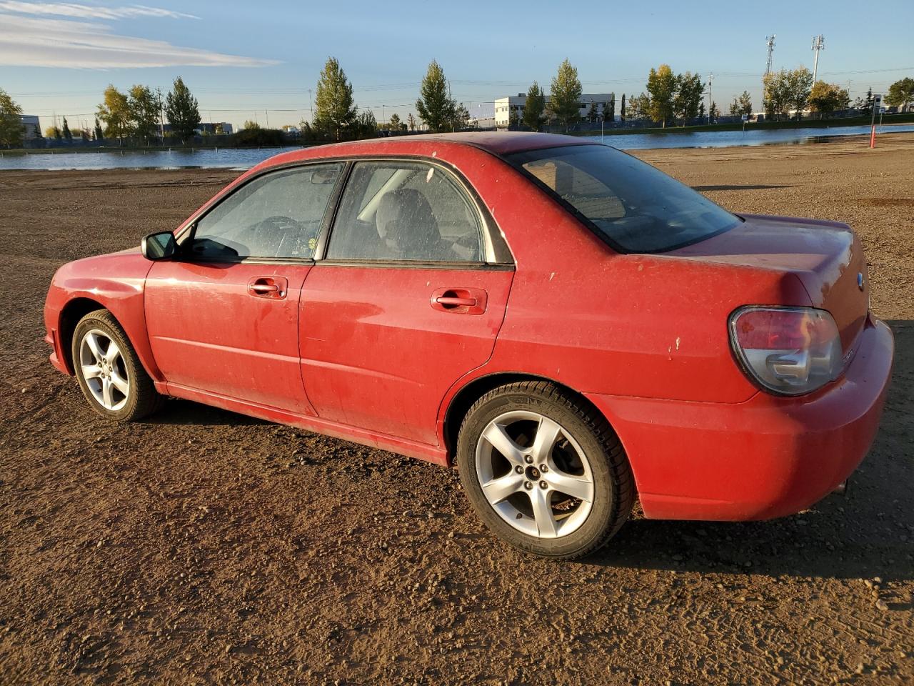 2006 Subaru Impreza 2.5i Red vin: JF1GD676X6H502501