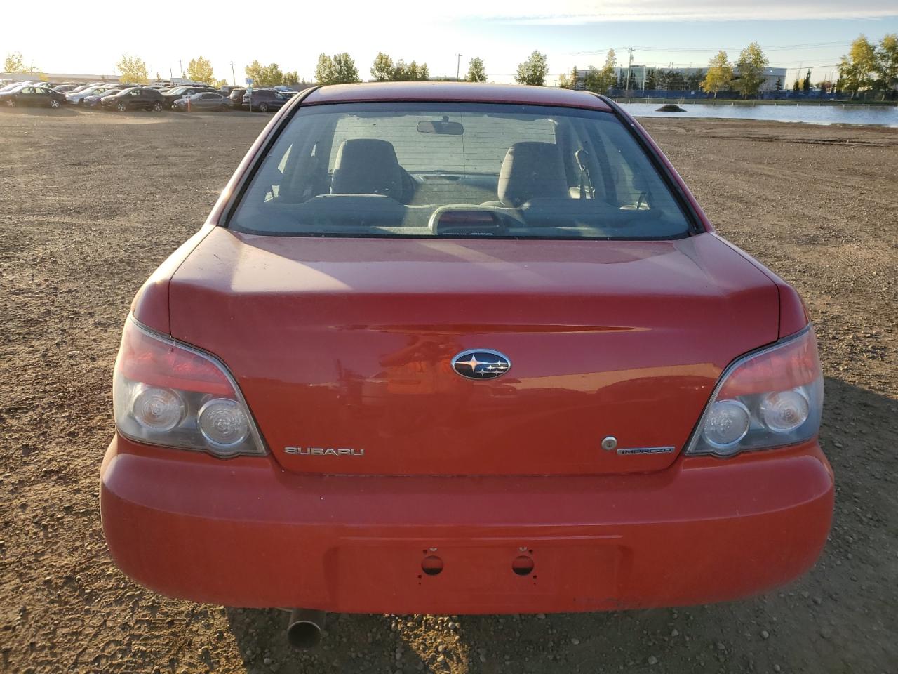 2006 Subaru Impreza 2.5i Red vin: JF1GD676X6H502501