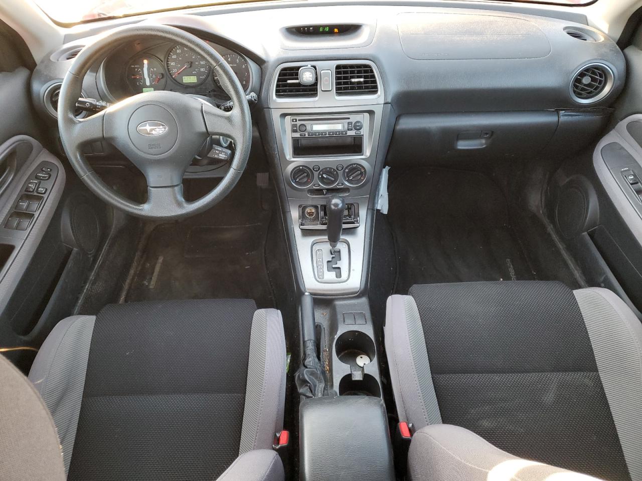 2006 Subaru Impreza 2.5i Red vin: JF1GD676X6H502501