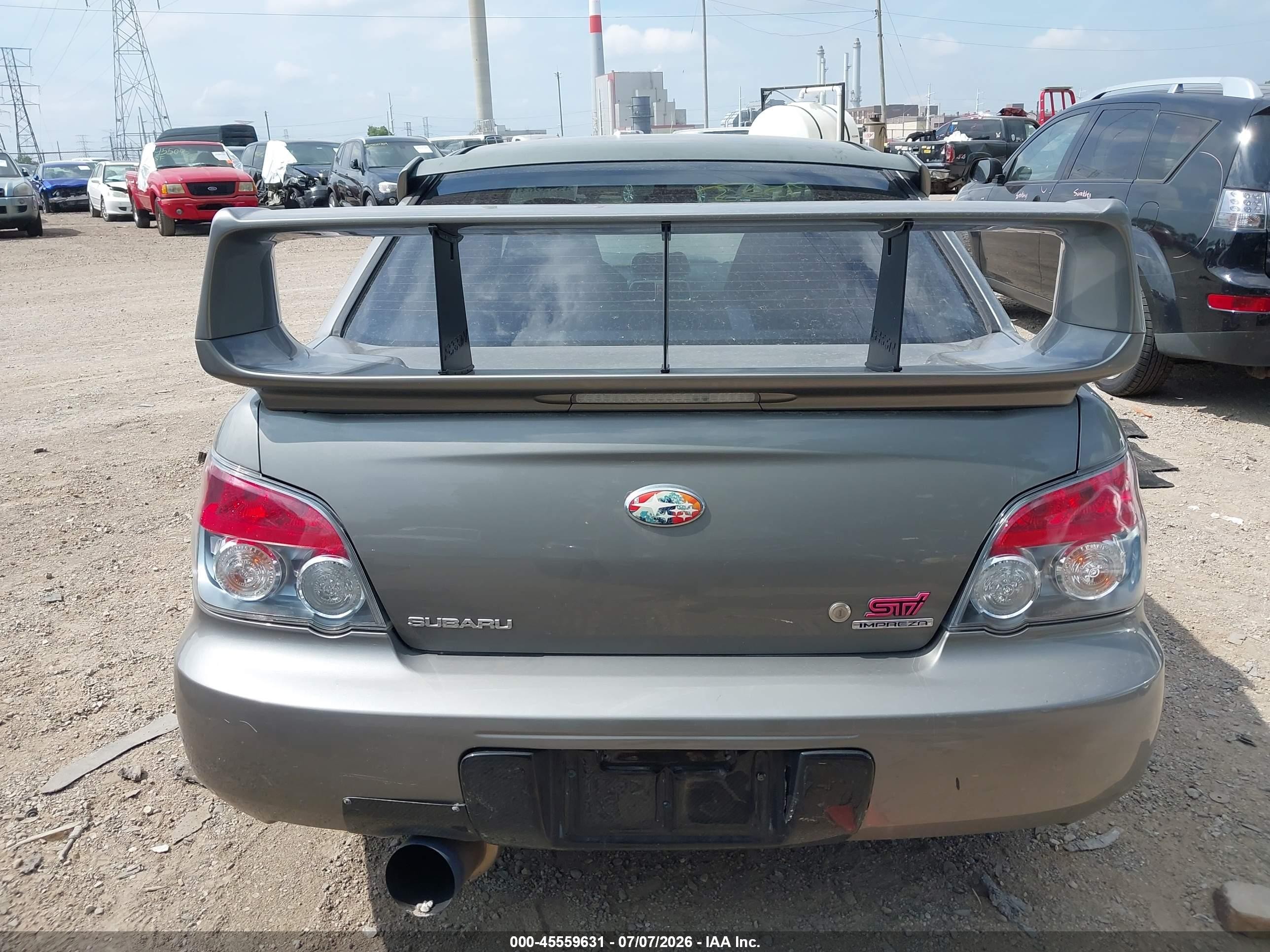 2006 Subaru Impreza Wrx Sti   Silver vin: JF1GD70626L506278