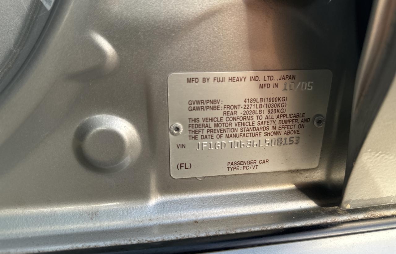 Price & History 2006 Subaru Impreza Wrx Sti 2.5l 4 vin
