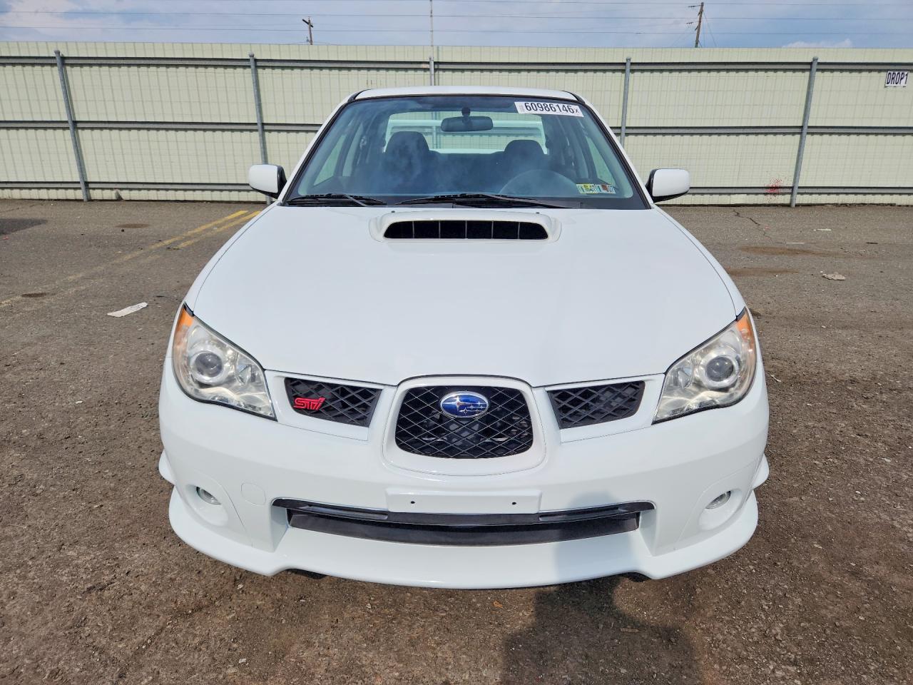 2006 Subaru Impreza Wrx Sti White vin: JF1GD70666L510480