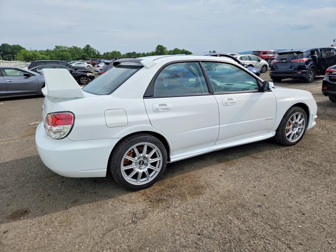 2006 Subaru Impreza Wrx Sti White vin: JF1GD70666L510480