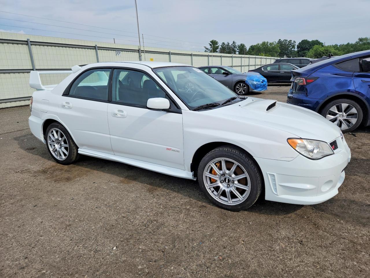 2006 Subaru Impreza Wrx Sti White vin: JF1GD70666L510480