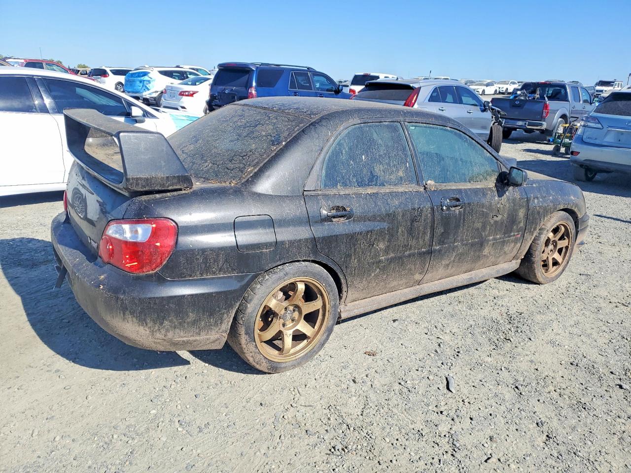 2004 Subaru Impreza Wrx Sti Black vin: JF1GD70674L507343