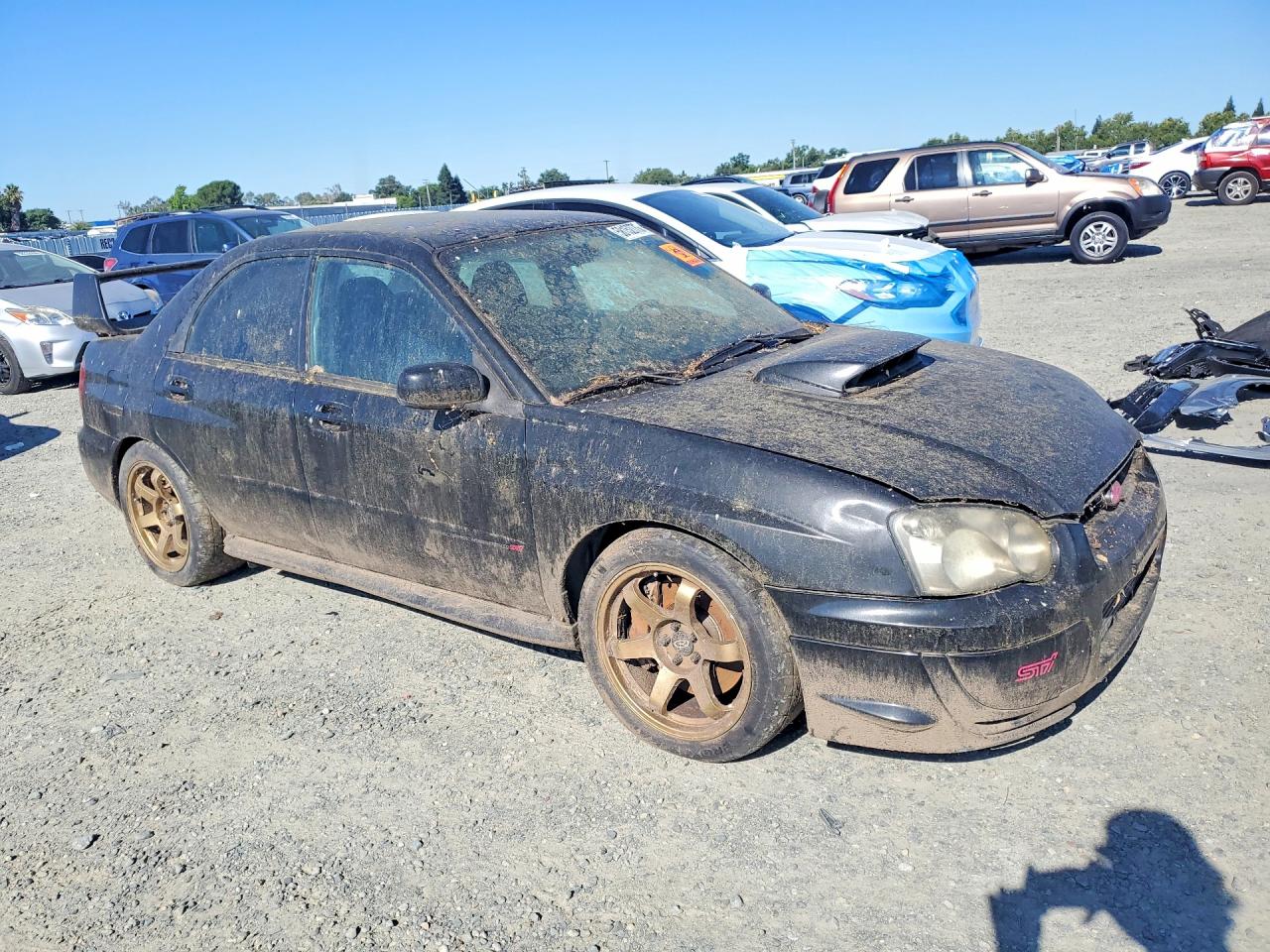 2004 Subaru Impreza Wrx Sti Black vin: JF1GD70674L507343