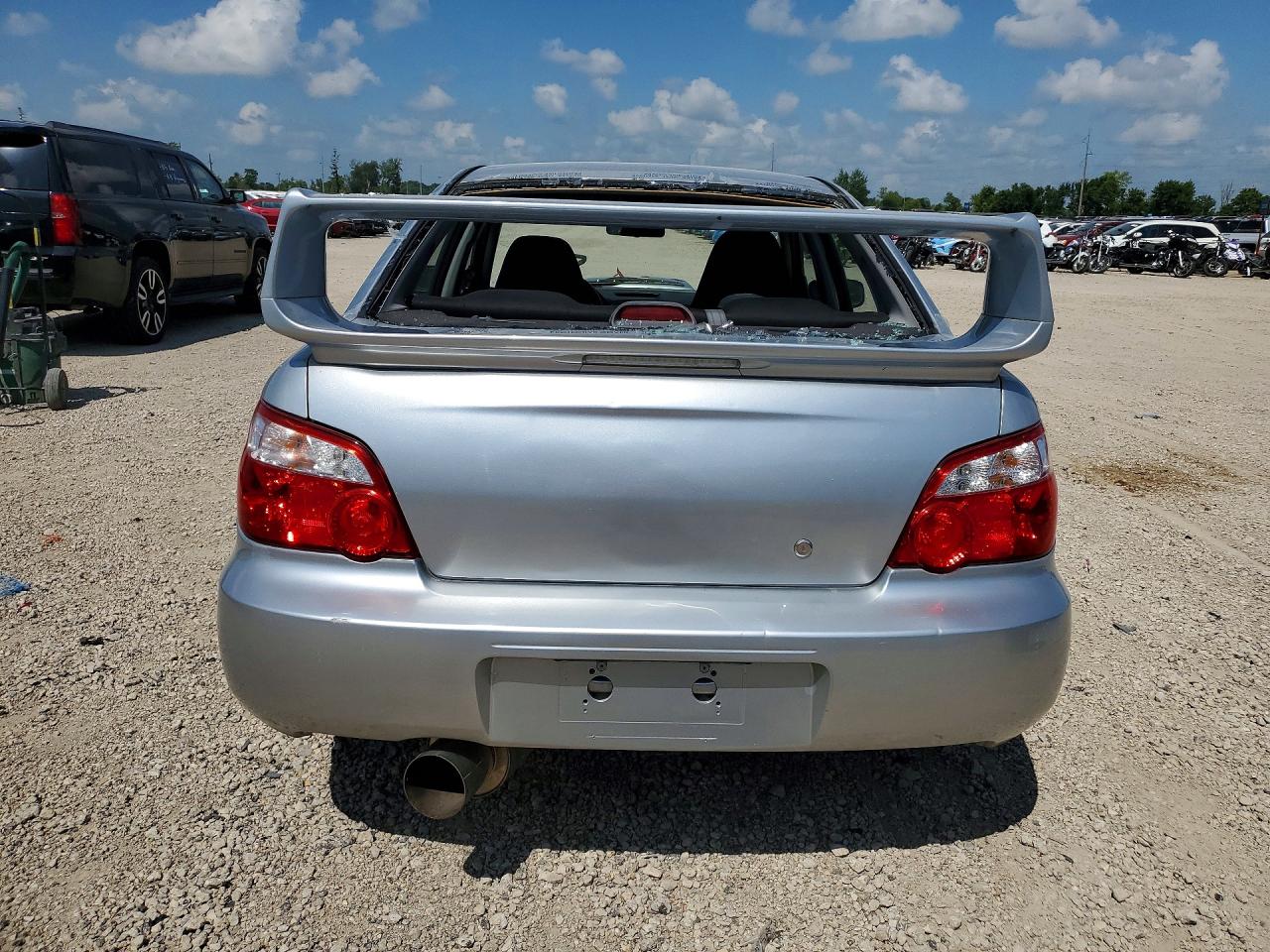 2004 Subaru Impreza Wrx Sti Silver vin: JF1GD70684L516682