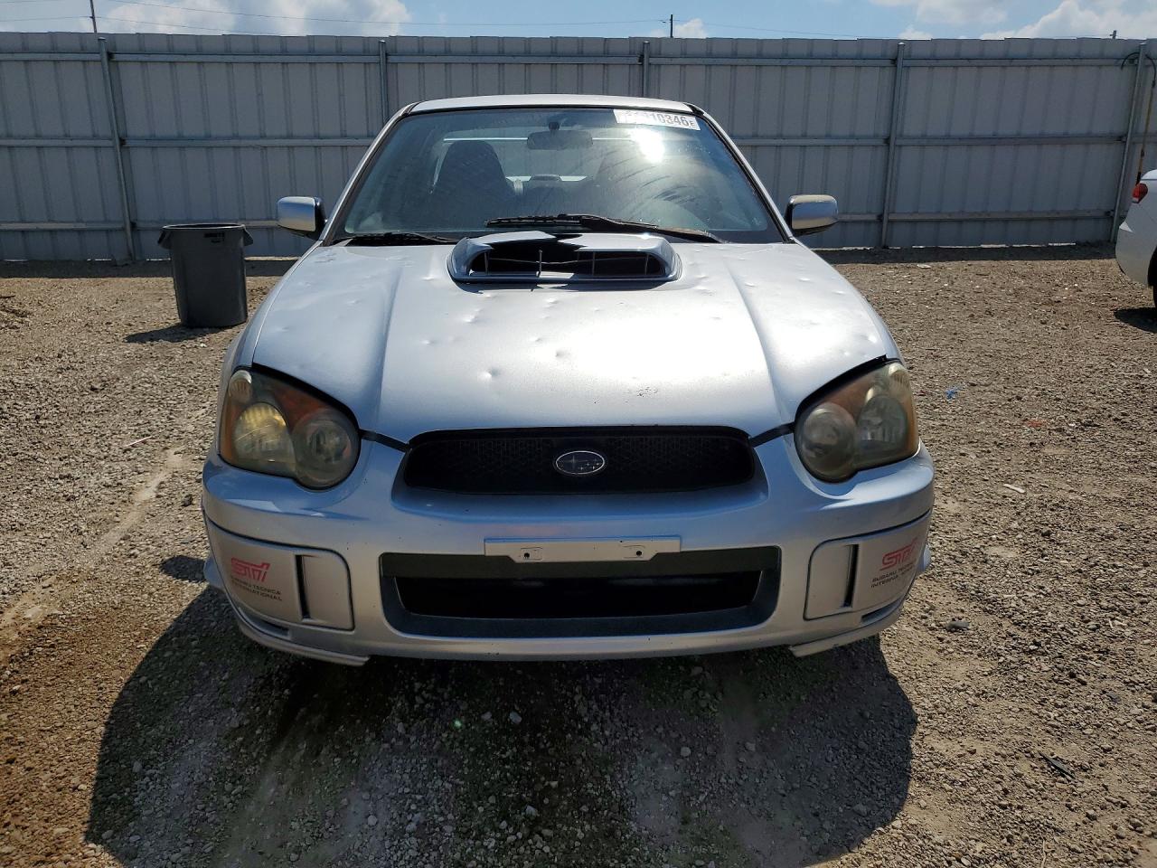 2004 Subaru Impreza Wrx Sti Silver vin: JF1GD70684L516682