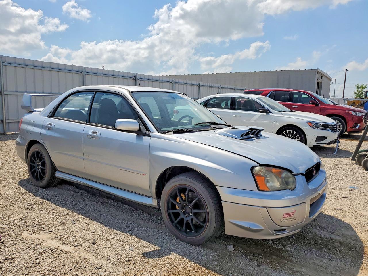 2004 Subaru Impreza Wrx Sti Silver vin: JF1GD70684L516682