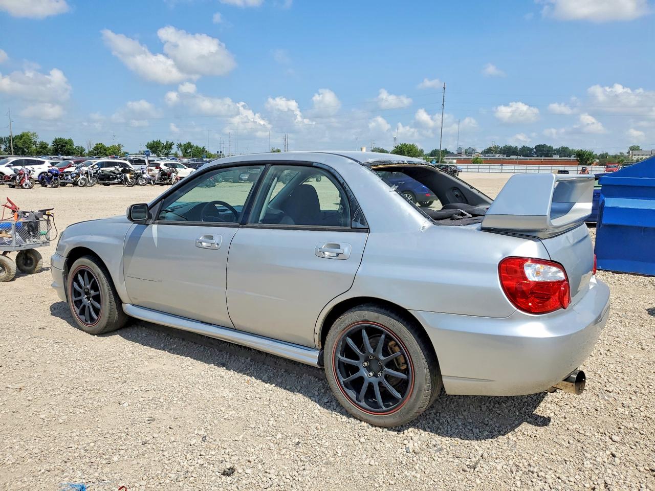 2004 Subaru Impreza Wrx Sti Silver vin: JF1GD70684L516682