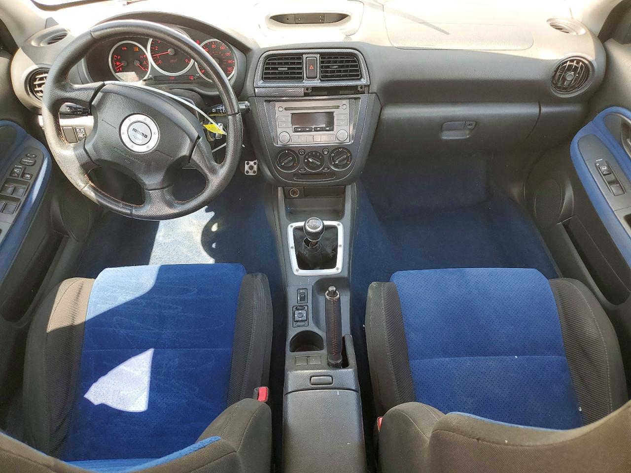 2004 Subaru Impreza Wrx Sti Silver vin: JF1GD70684L516682