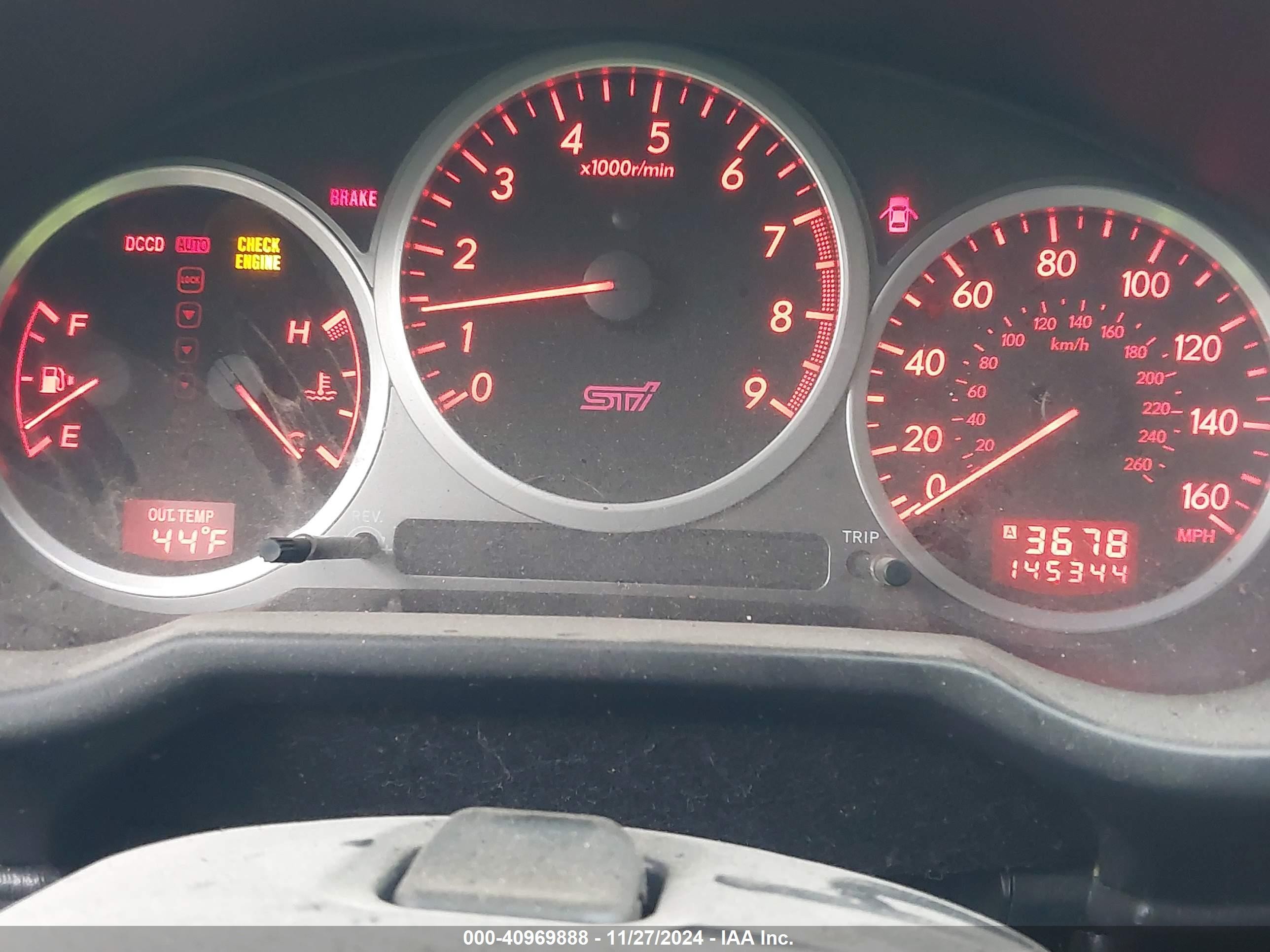 JF1GD706X4L524962 — 2004 SUBARU IMPREZA WRX STI | AutoHelperBot