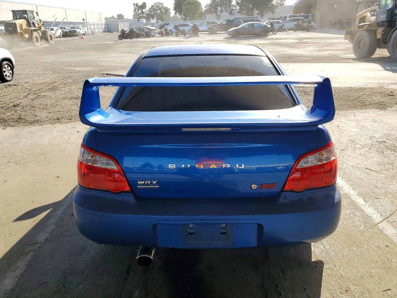 2005 Subaru Impreza Wrx Sti Blue vin: JF1GD706X5L513073