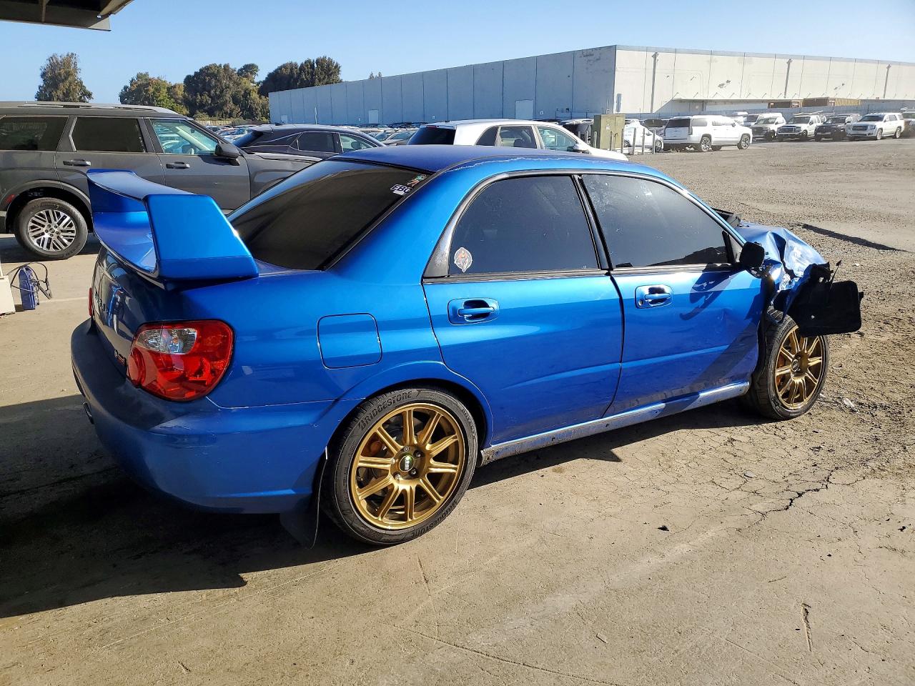2005 Subaru Impreza Wrx Sti Blue vin: JF1GD706X5L513073