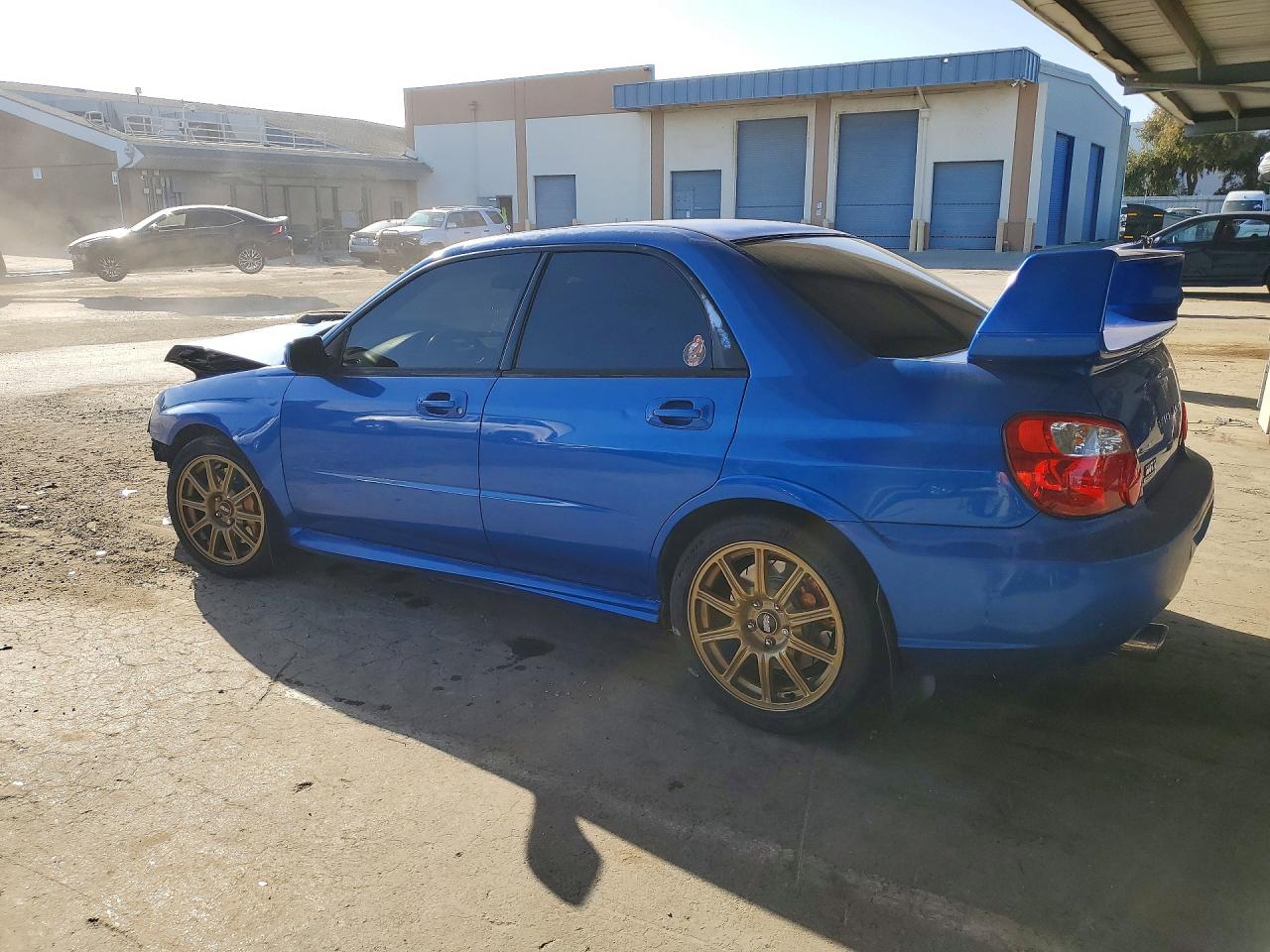 2005 Subaru Impreza Wrx Sti Blue vin: JF1GD706X5L513073