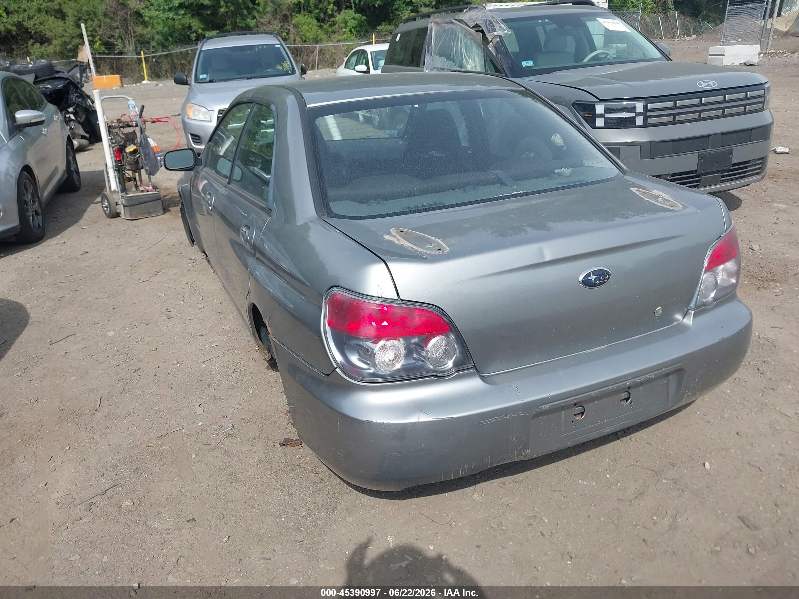 2007 Subaru Impreza Wrx Limited Silver vin: JF1GD74607G512956
