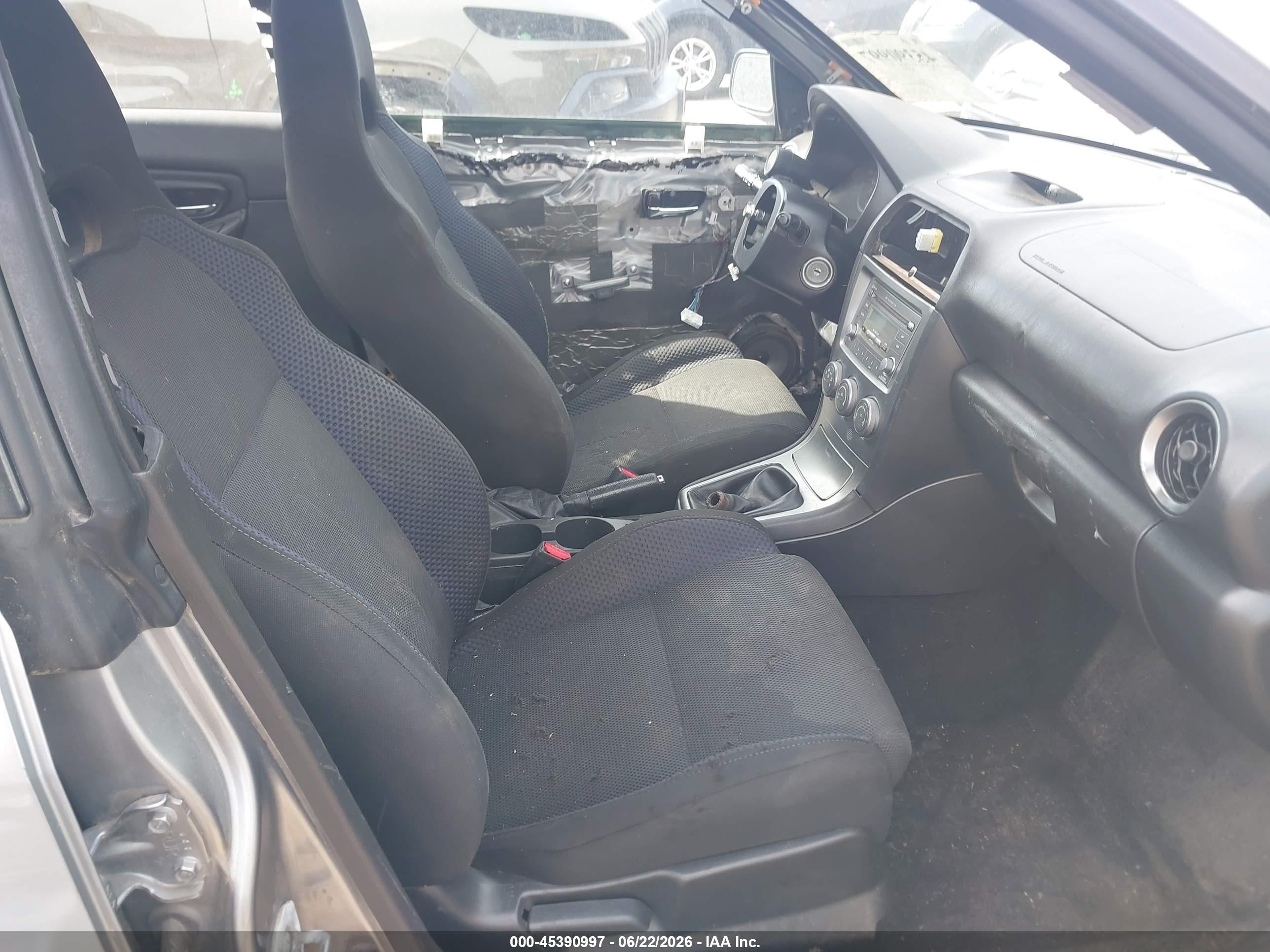 2007 Subaru Impreza Wrx Limited Silver vin: JF1GD74607G512956