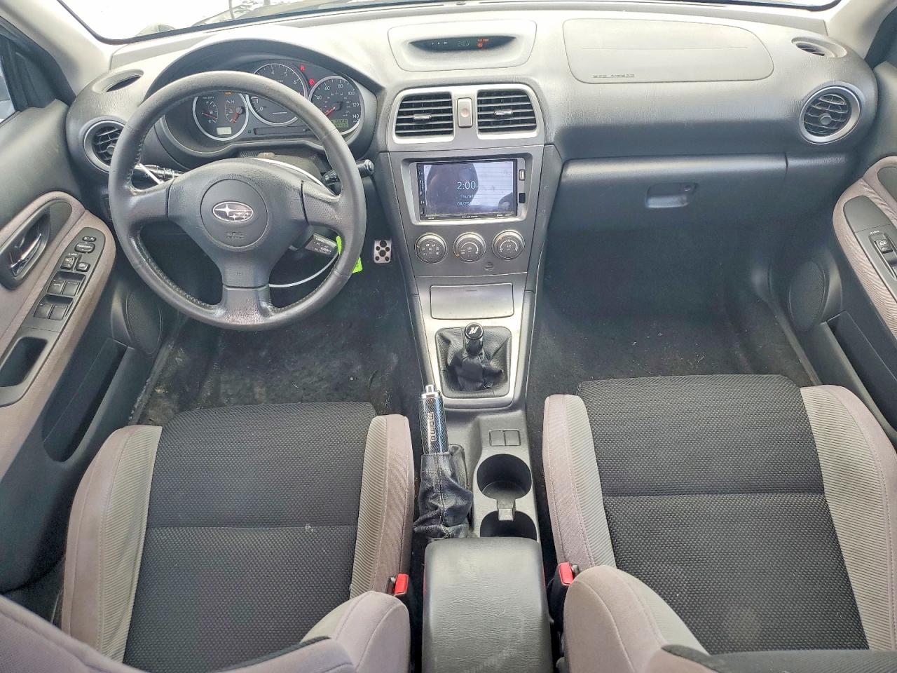 2007 Subaru Impreza Wrx White vin: JF1GD74607G519731