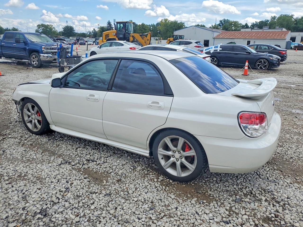 2007 Subaru Impreza Wrx White vin: JF1GD74607G519731
