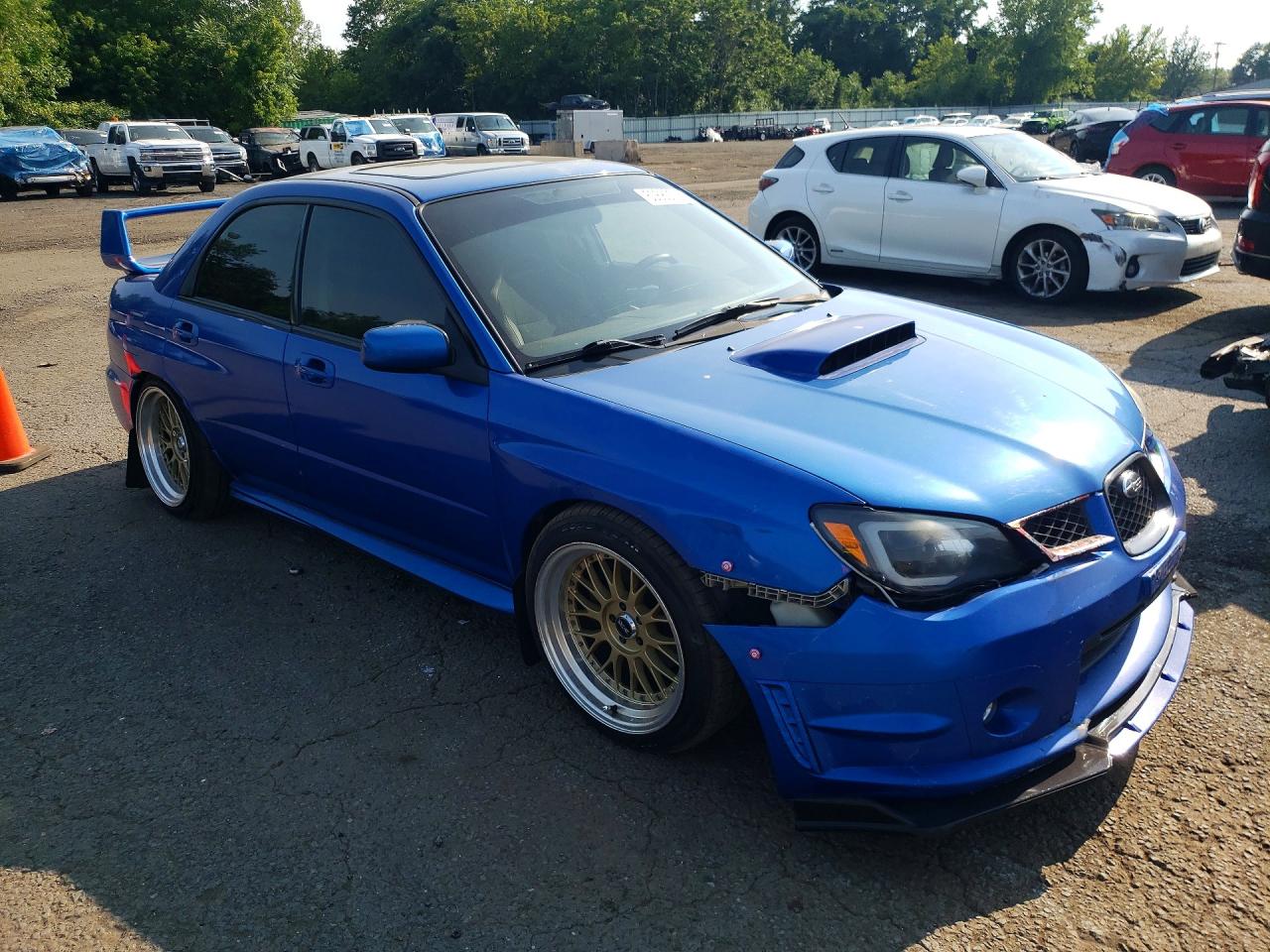 2007 Subaru Impreza Wrx Blue vin: JF1GD74647G521367