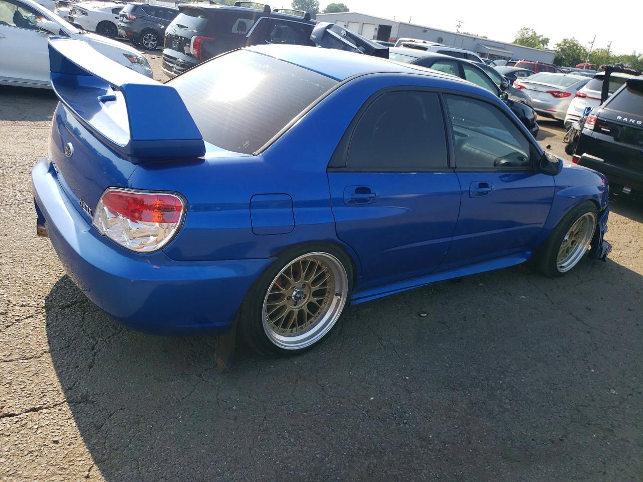 2007 Subaru Impreza Wrx Blue vin: JF1GD74647G521367