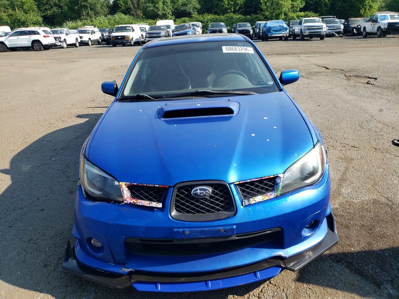 2007 Subaru Impreza Wrx Blue vin: JF1GD74647G521367
