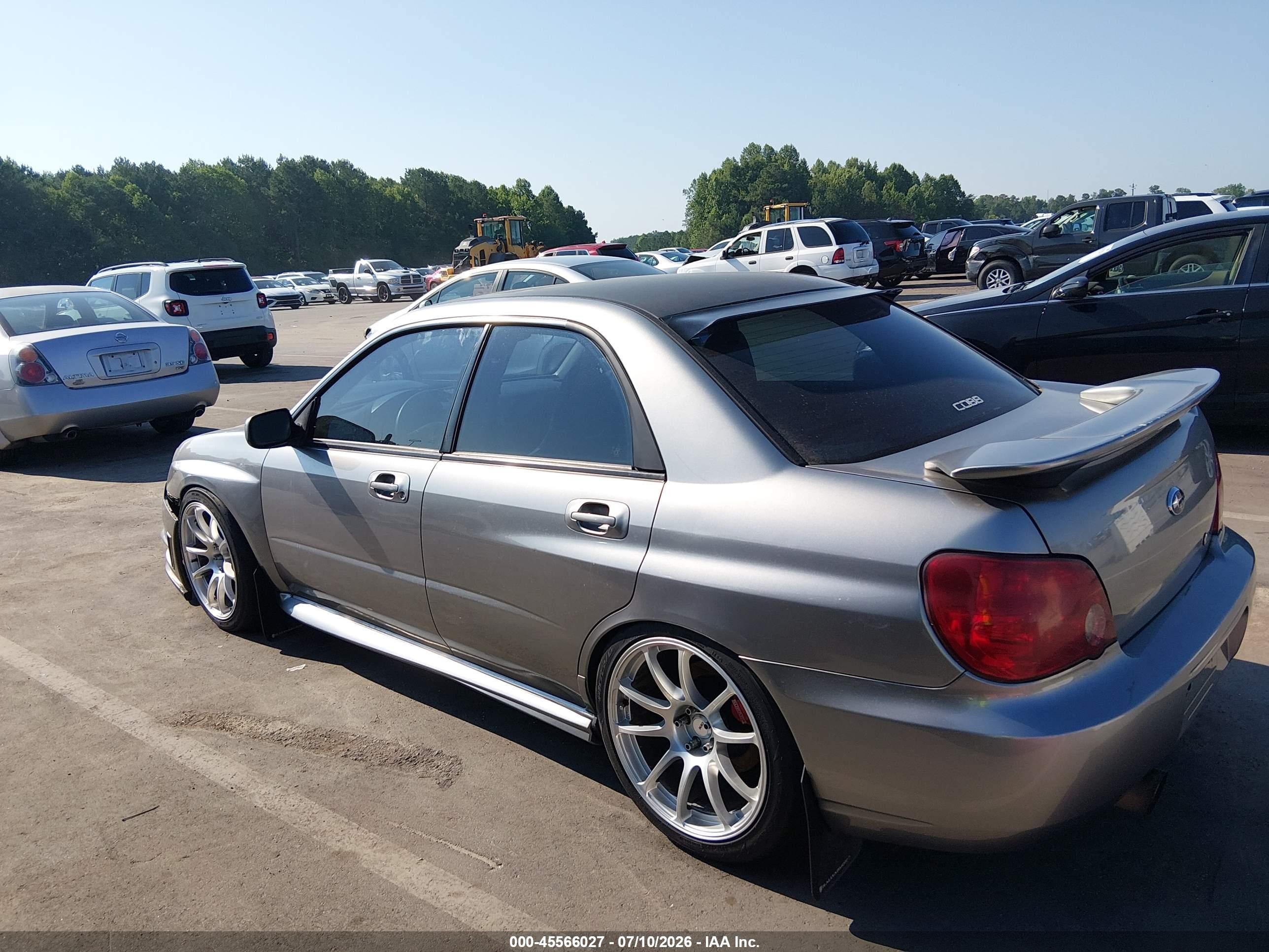 2007 Subaru Impreza Wrx Limited Silver vin: JF1GD74667G511228