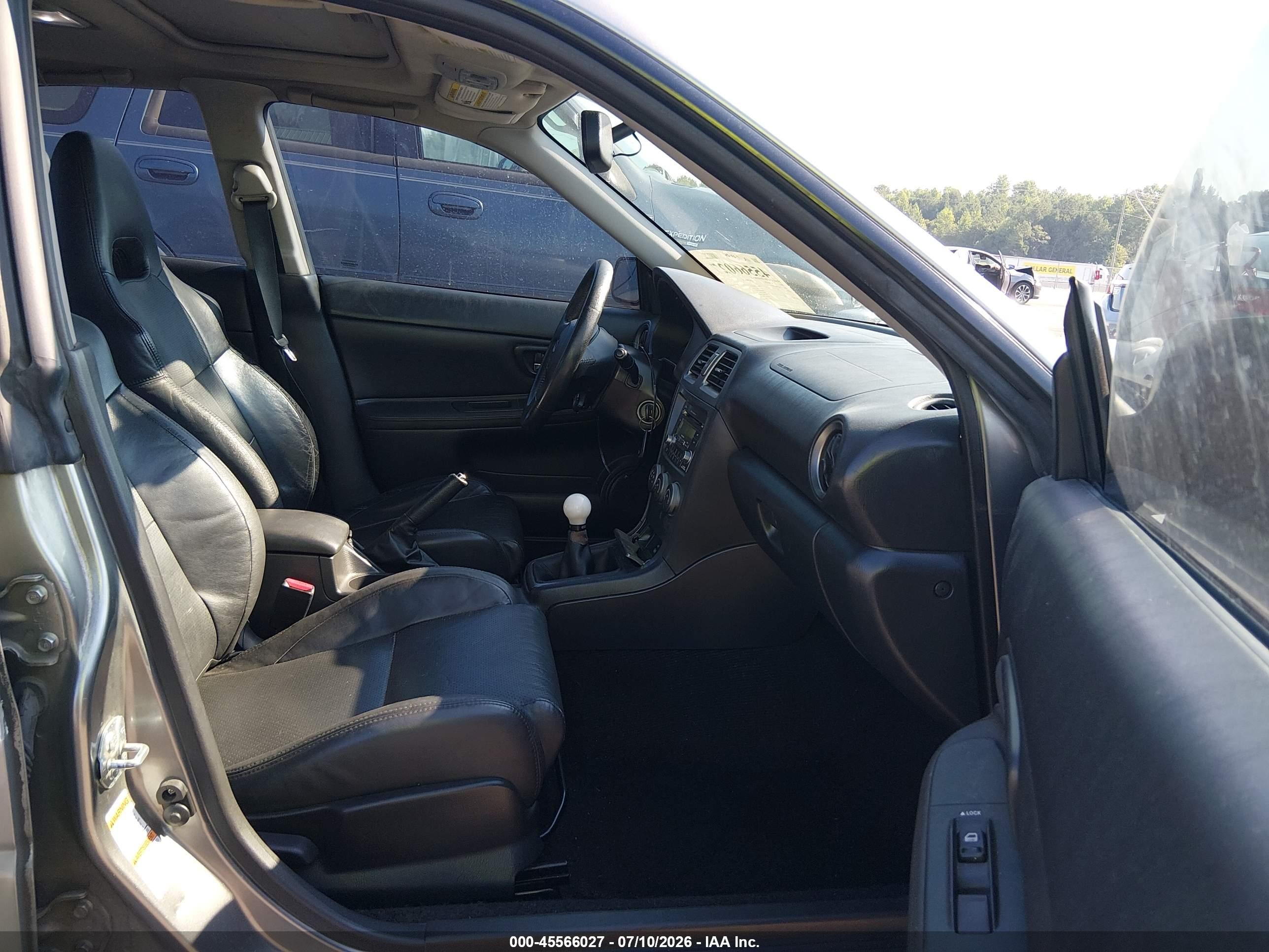 2007 Subaru Impreza Wrx Limited Silver vin: JF1GD74667G511228